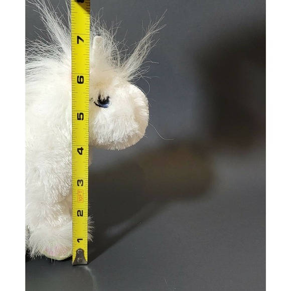 Webkinz Unicorn LilKinz Bean Bag Plush Stuffed Animal Toy GANZ HS069 6” NO CODE - Picture 9 of 11